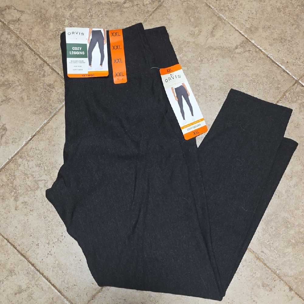 Orvis Charcoal Heather Leggings XXL